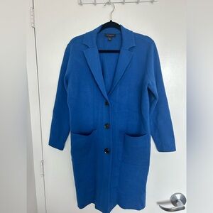 Ann Taylor Royal Blue Women's Knit Peacoat